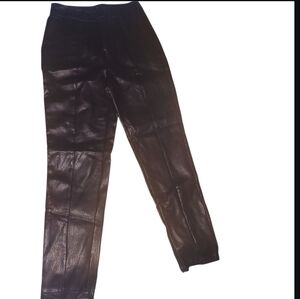 Nasty Gal Faux Black Leather Pants Sz 4